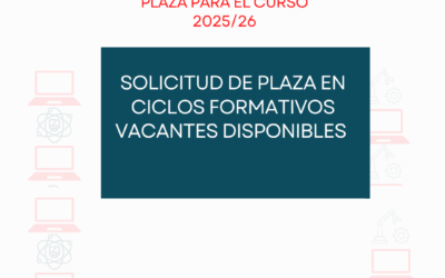 Solicitud de plaza en Ciclos Formativos  – Vacantes disponibles en SALESIANOS LOYOLA ARANJUEZ